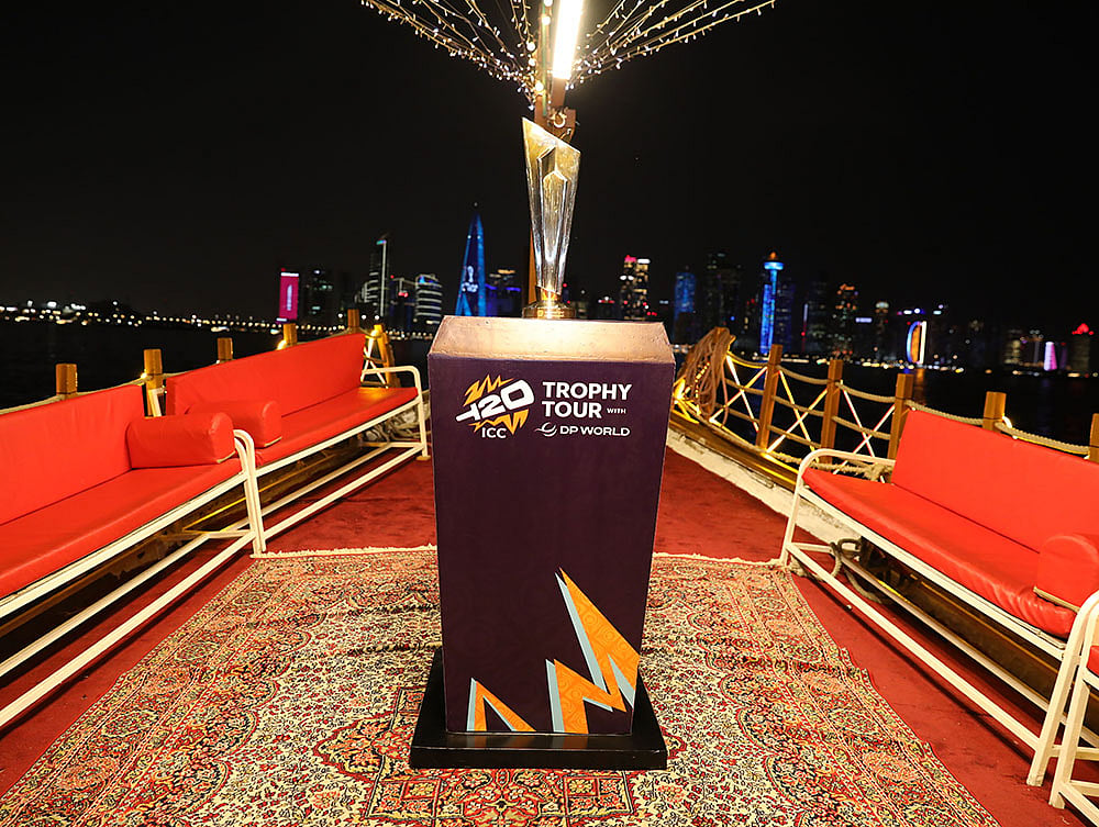 The ICC Men’s T20 World Cup 2026 trophy tour in Qatar