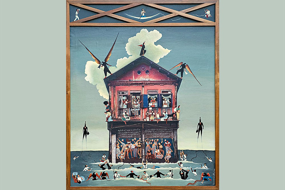 | Courtesy: Shrine empire gallery : Hostile Witness: Grant Road, Bombay/Mumbai Artwork by Baaraan Ijlal