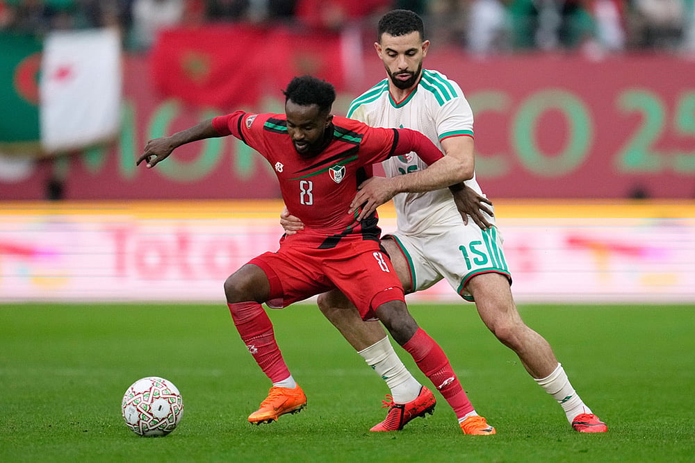 Algeria vs Sudan Africa Cup of Nations Soccer-Abdelrazig Omer