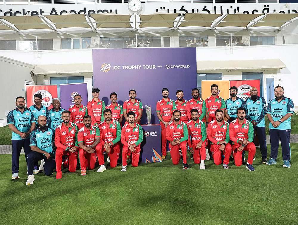 The ICC Men’s T20 World Cup 2026 trophy tour In Oman