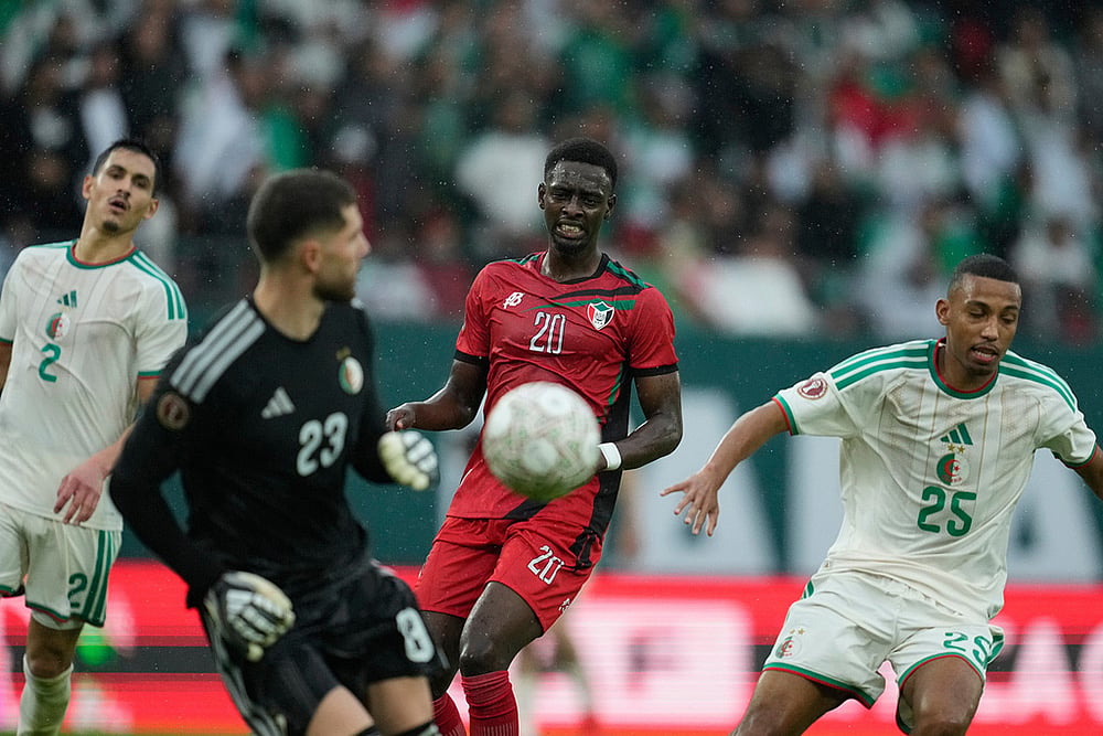 Algeria vs Sudan Africa Cup of Nations Soccer-Abo Eisa