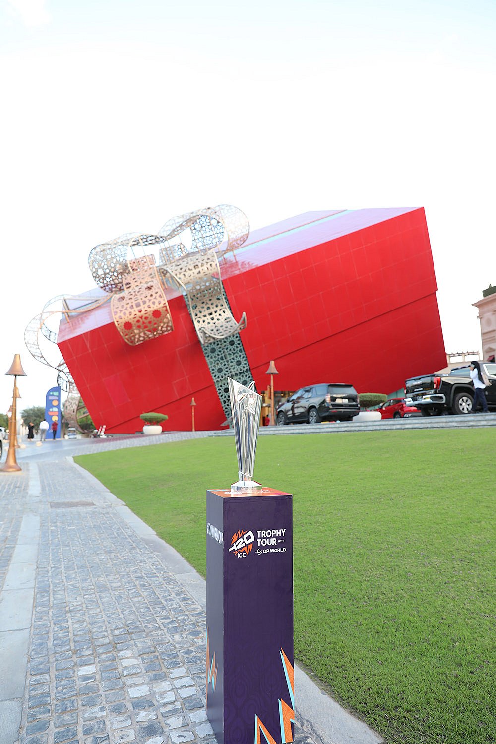 The ICC Men’s T20 World Cup 2026 trophy tour in Qatar