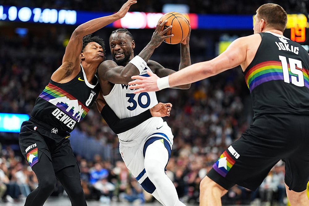 Nuggets vs Timberwolves NBA Basketball-Julius Randle