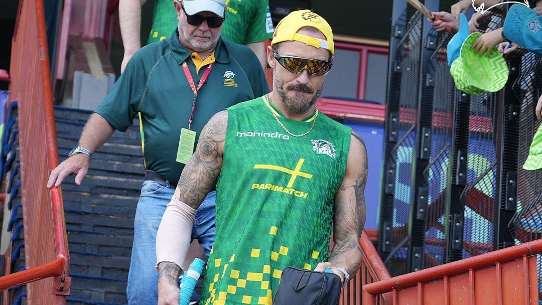X/Joburg Super Kings : Faf du Plessis trains ahead of the Pretoria Capitals vs Joburg Super Kings, SA20 match in Centurion.