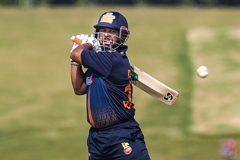 Gujarat vs Delhi Vijay Hazare Trophy cricket-Rishabh Pant
