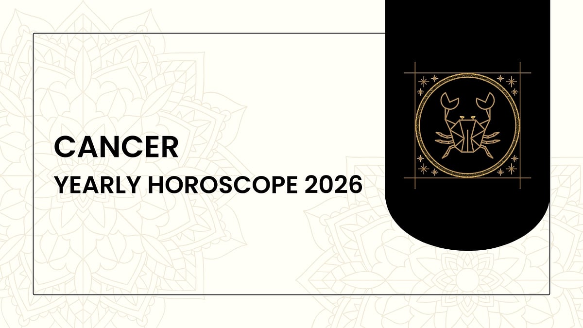 Cancer Yearly Horoscope 2026: Career Growth, Financial Gains, Love Prospects & Health Outlook