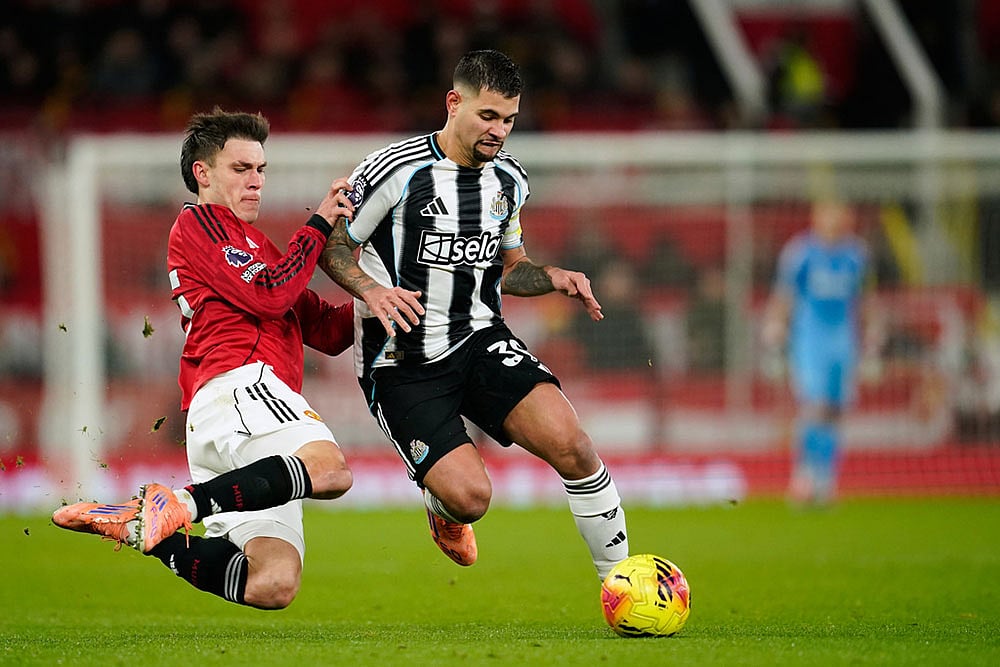 English Premier League Soccer Match: Manchester United vs Newcastle United