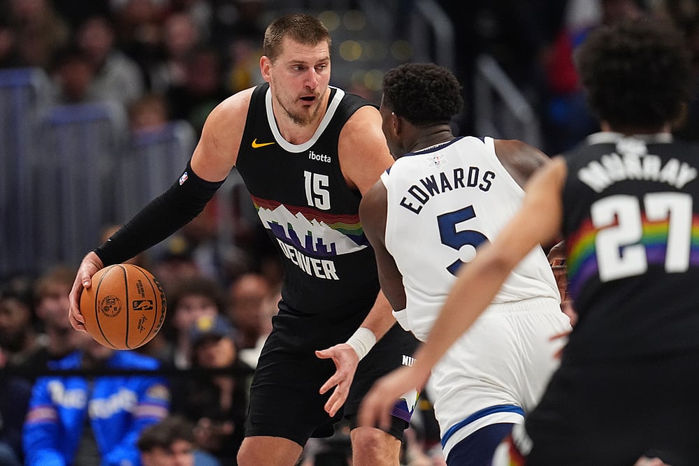 Nuggets vs Timberwolves NBA Basketball-Nikola Jokić
