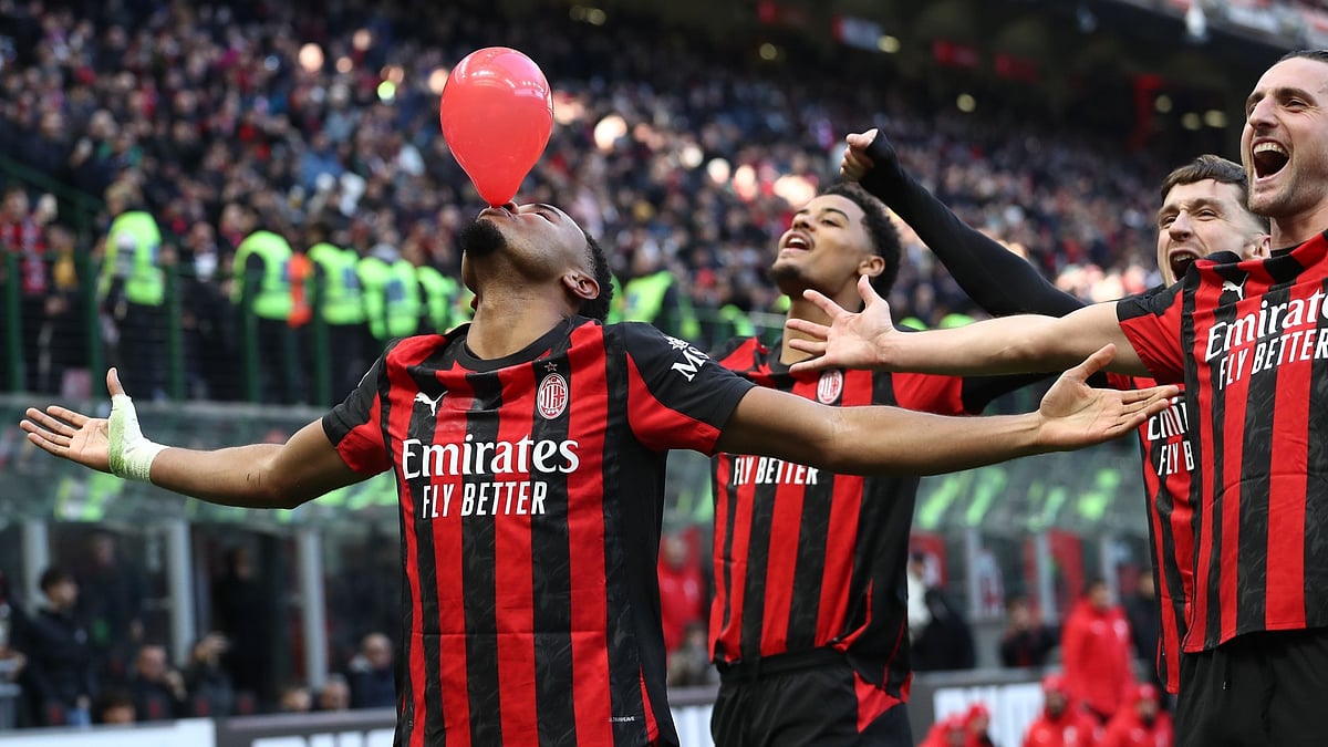 AC Milan's goalscorer Christopher Nkunku
