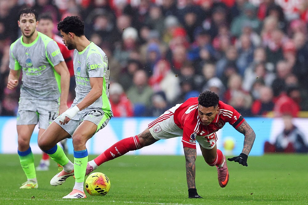 English Premier League 2025-26: Manchester City vs Nottingham Forest