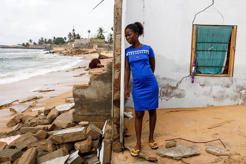Yearender Photo Gallery - Climate 2025-Ghana coastal erosion