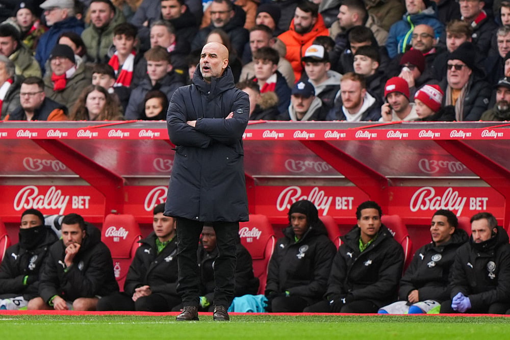 English Premier League Soccer Match: Nottingham Forest vs Manchester City
