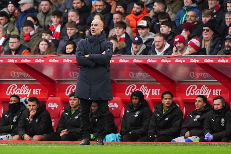 English Premier League Soccer Match: Nottingham Forest vs Manchester City