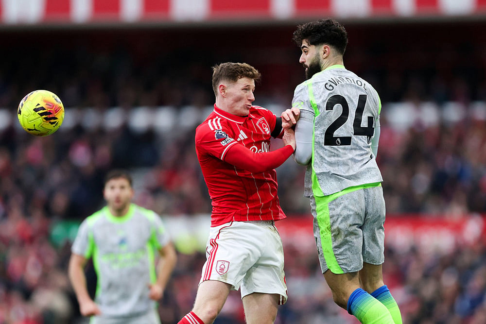 English Premier League: Nottingham Forest vs Manchester City