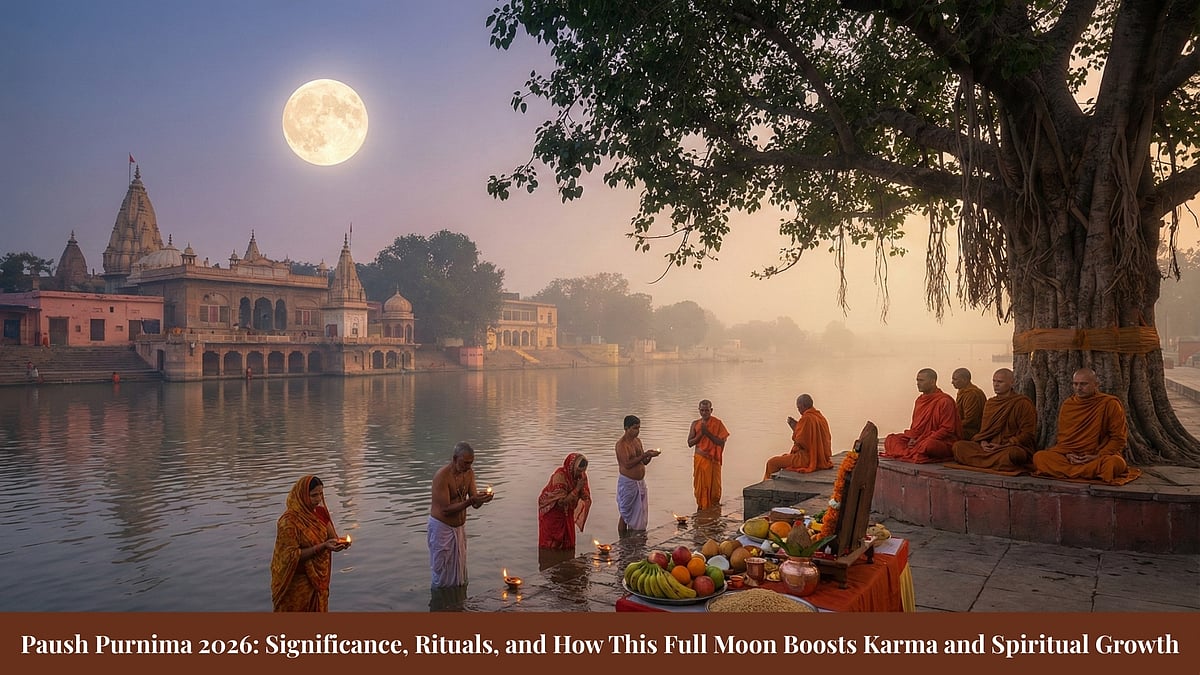 Paush Purnima 2026: Significance, Rituals, And How This Full Moon Boosts Karma And Spiritual Growth