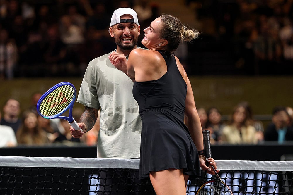 Nick Kyrgios Vs Aryna Sabalenka Tennis Battle of the Sexes-5