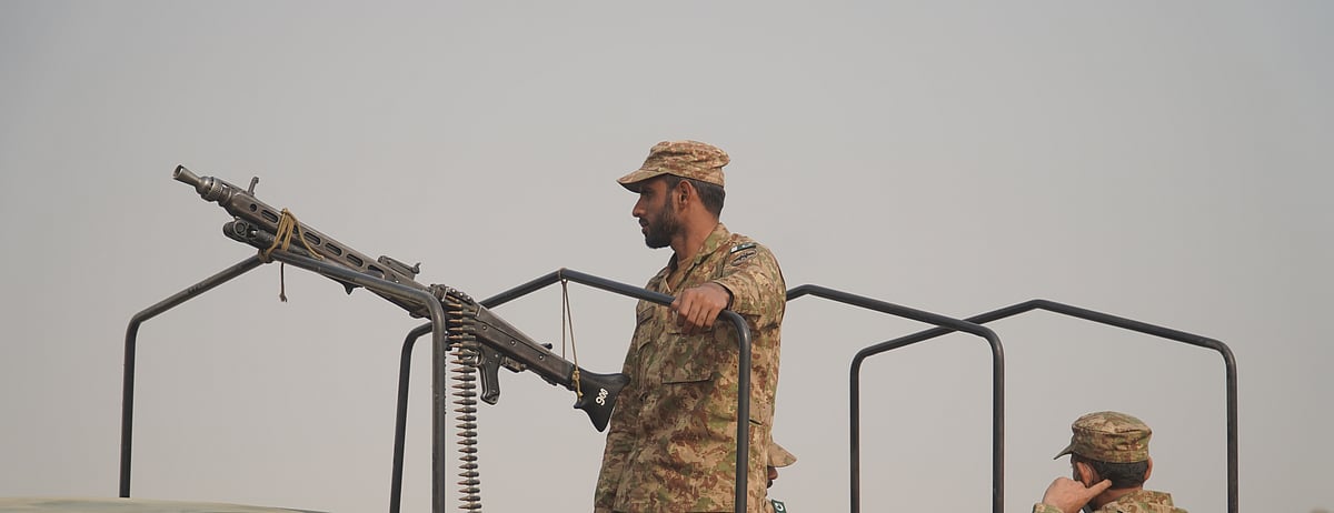Shutterstock : Nine police officers and 15 militants were killed in the initial assault. 