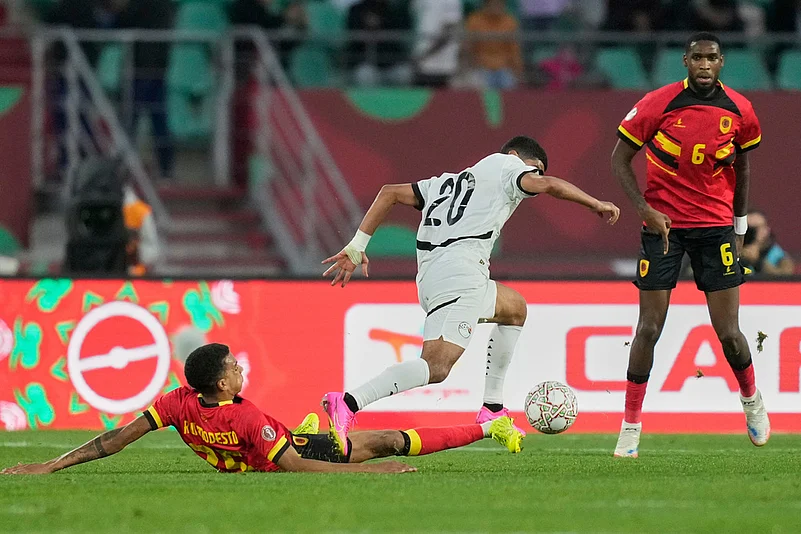 Angola vs Egypt Africa Cup of Nations Soccer-Rui Modesto