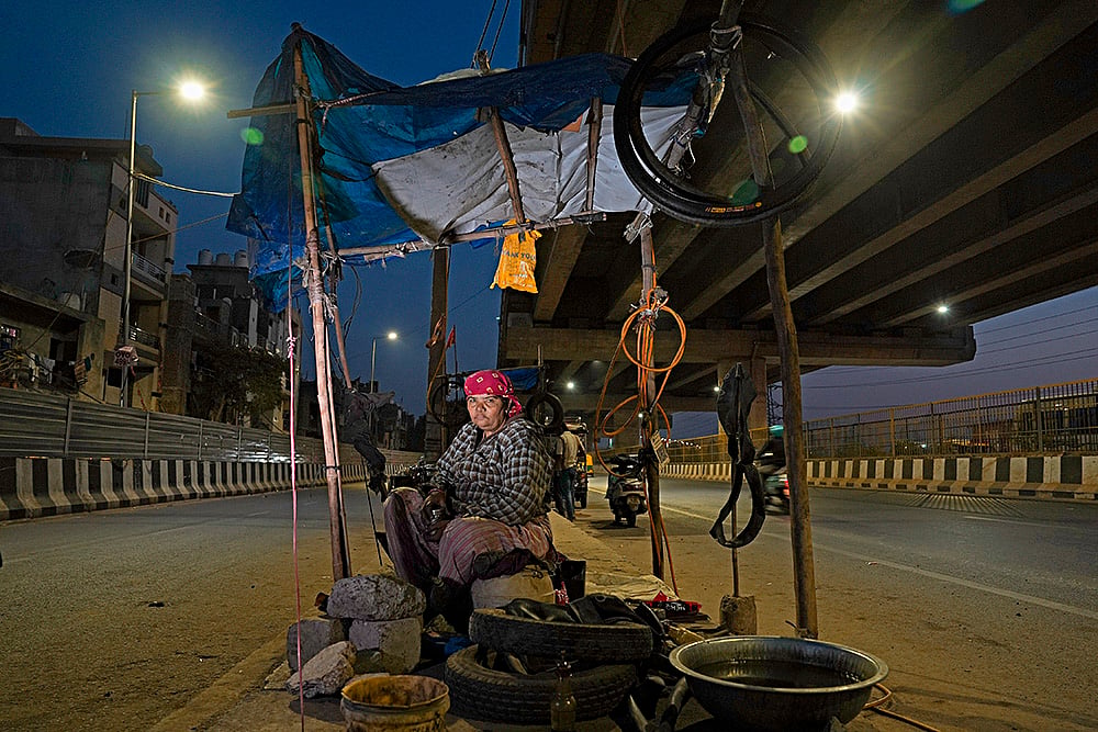 Nirmala puncture repair mechanic