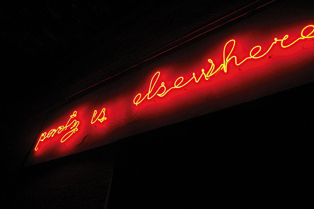 Artwork installation: Sudarshan Shetty - null
