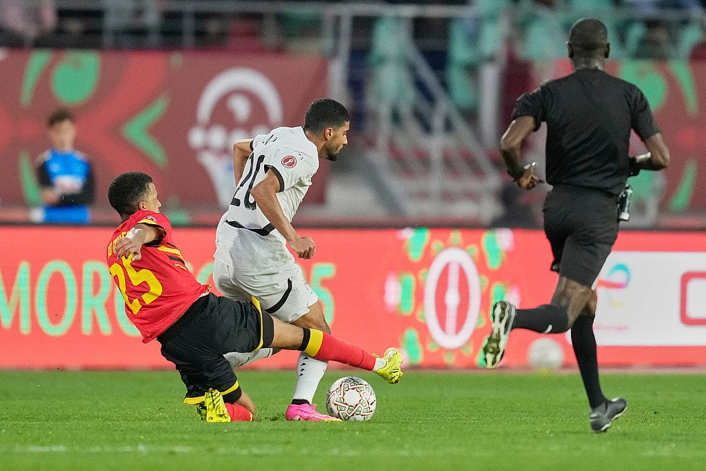 Angola vs Egypt Africa Cup of Nations Soccer-Ibrahim Adel