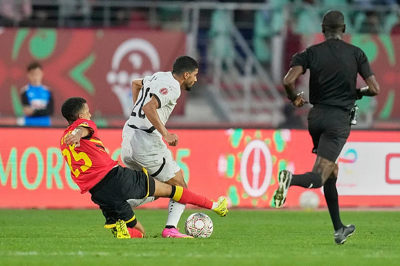 Angola vs Egypt Africa Cup of Nations Soccer-Ibrahim Adel