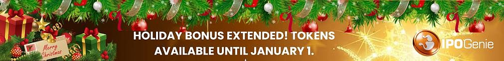 IPO Genie holiday bonus ad
