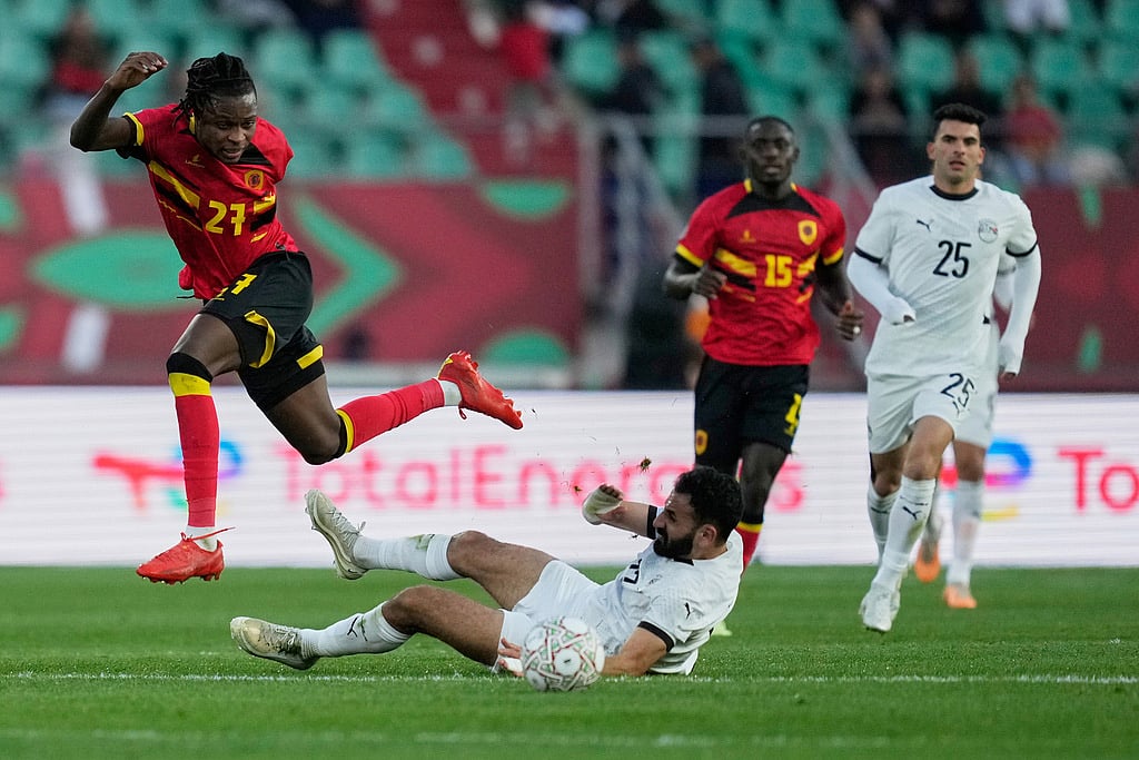 Angola vs Egypt Africa Cup of Nations Soccer-Rui Modesto