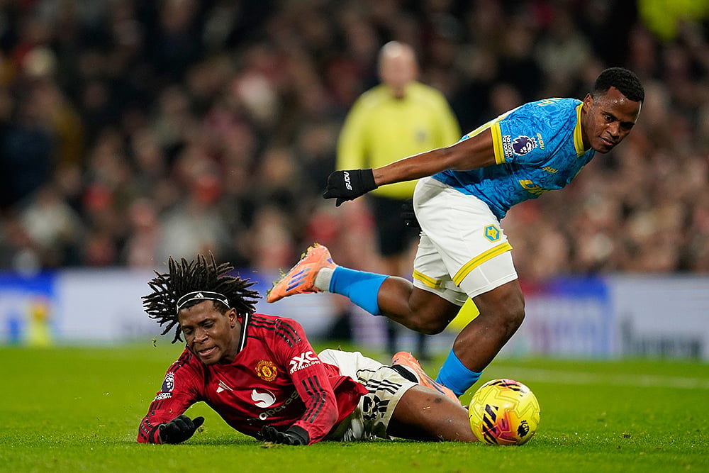 Manchester United and Wolves Premier League soccer-Patrick Dorgu