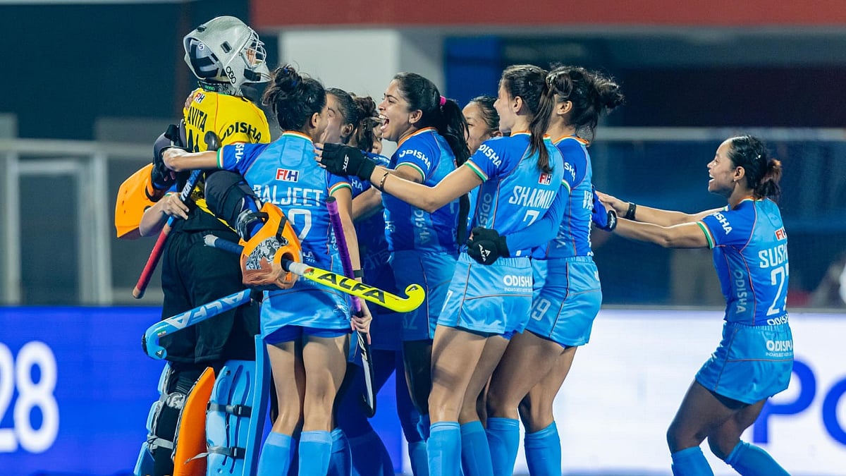 Special Arrangement/Hockey India : Indian Women's Hockey Team during the FIH Pro League 2025-26
