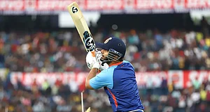 File/BCCI : Rishabh Pant did not play a single ODI in 2025.