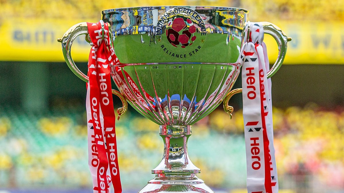 The Indian Super League trophy. - X/Indian Super League