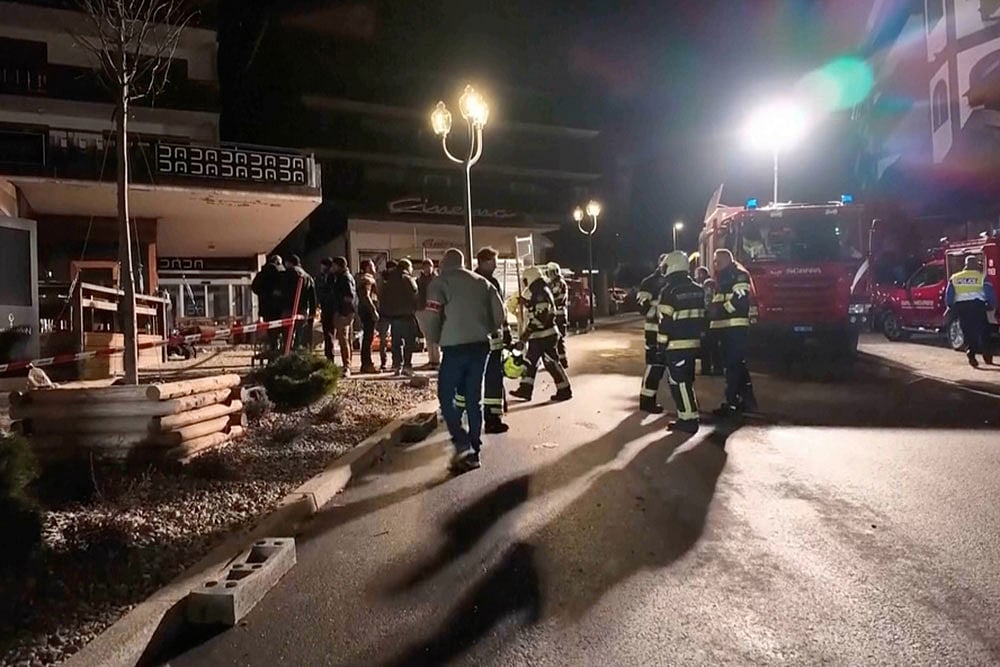 crans montana resort Fire