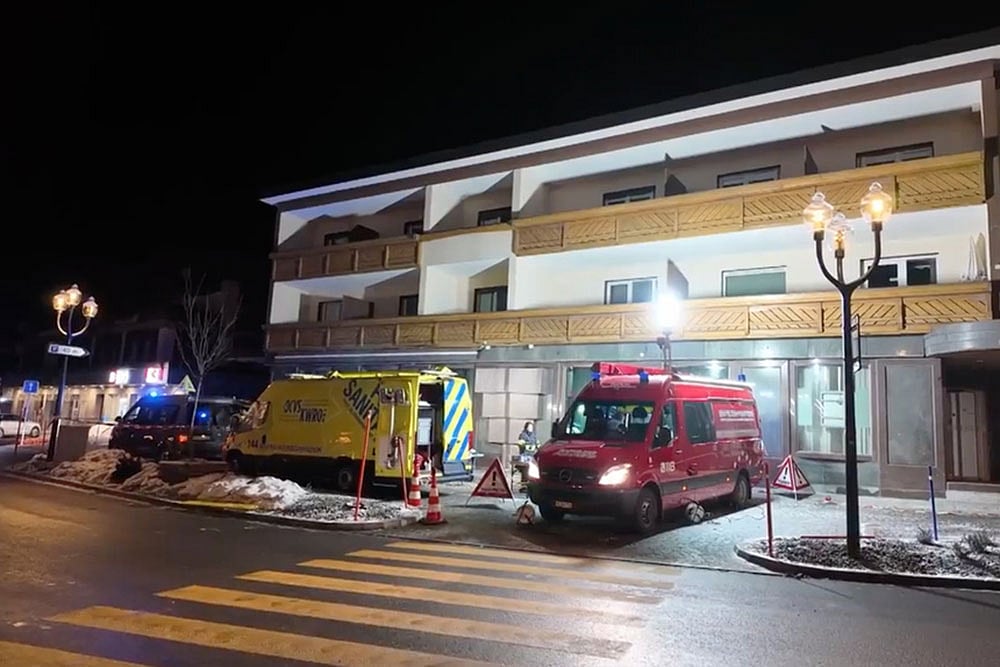 Le Constellation bar fire in Switzerland