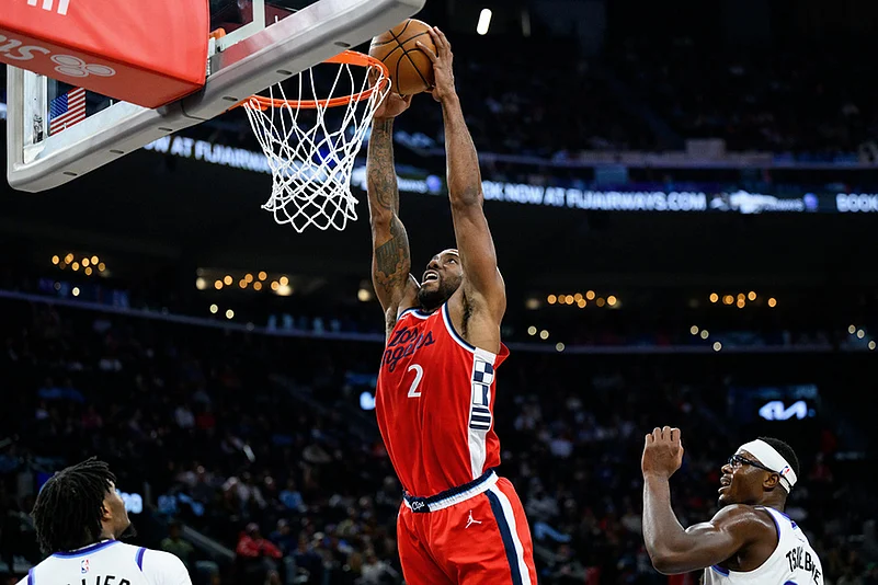 Los Angeles Clippers Vs Utah Jazz NBA basketball-Kawhi Leonard