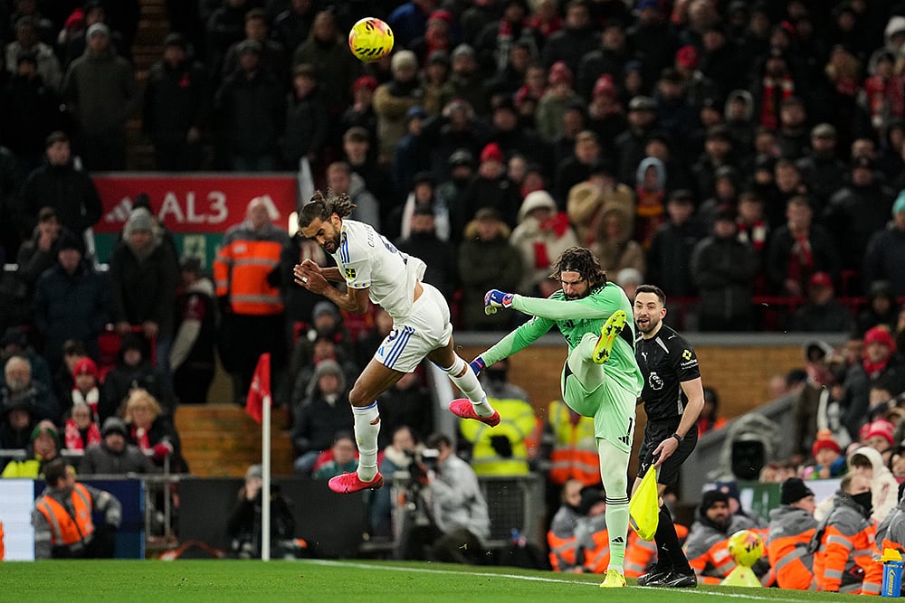 Liverpool vs Leeds United Premier League soccer-Alisson