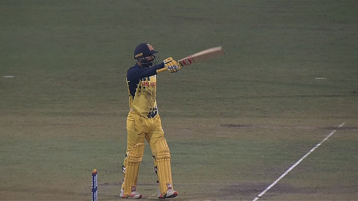 | Photo: X/BCCI Domestic : File photo of Tamil Nadu captain Nayaran Jagadeesan.