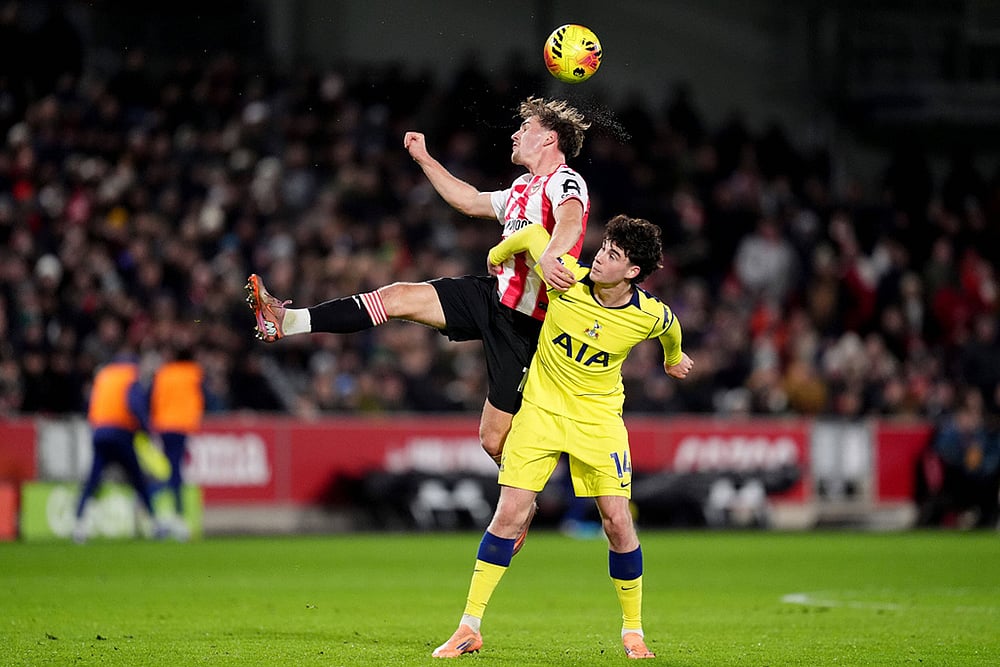 Brentford vs Tottenham Premier League soccer-Yehor Yarmolyuk