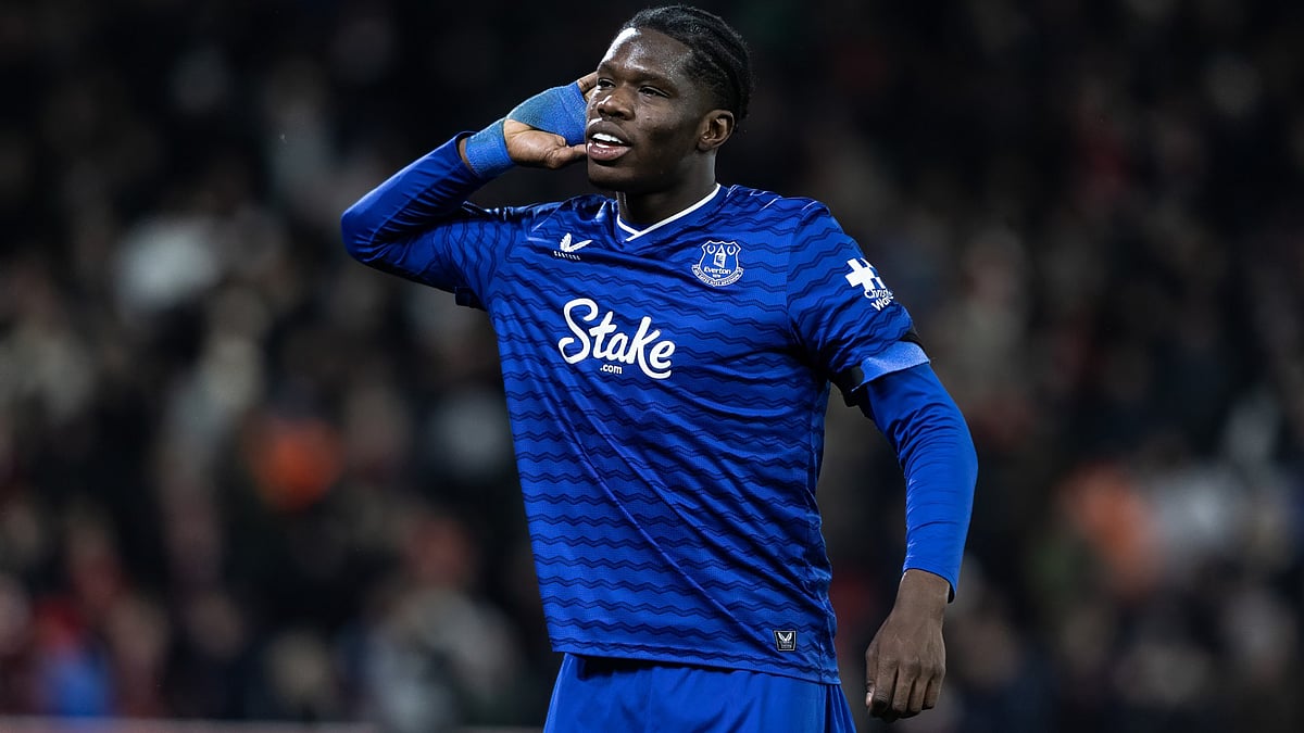 Opta : Thierno Barry celebrates his goal against Nottingham Forest