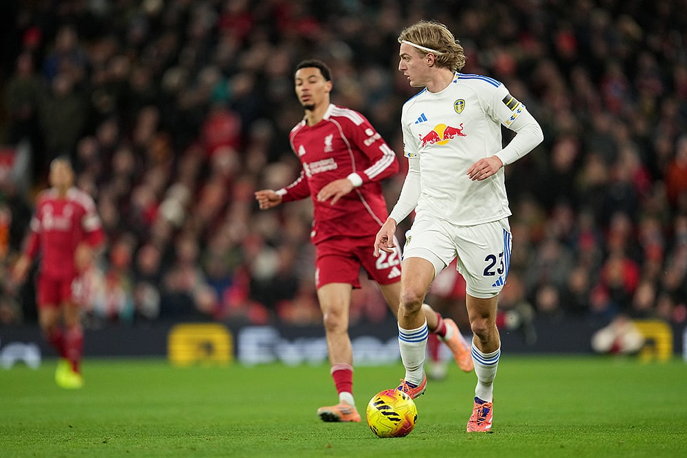 Liverpool vs Leeds United Premier League soccer-Sebastiaan Bornauw