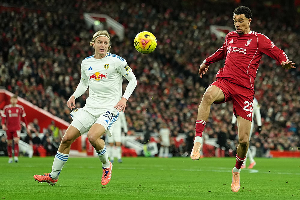 Liverpool vs Leeds United Premier League soccer-Sebastiaan Bornauw
