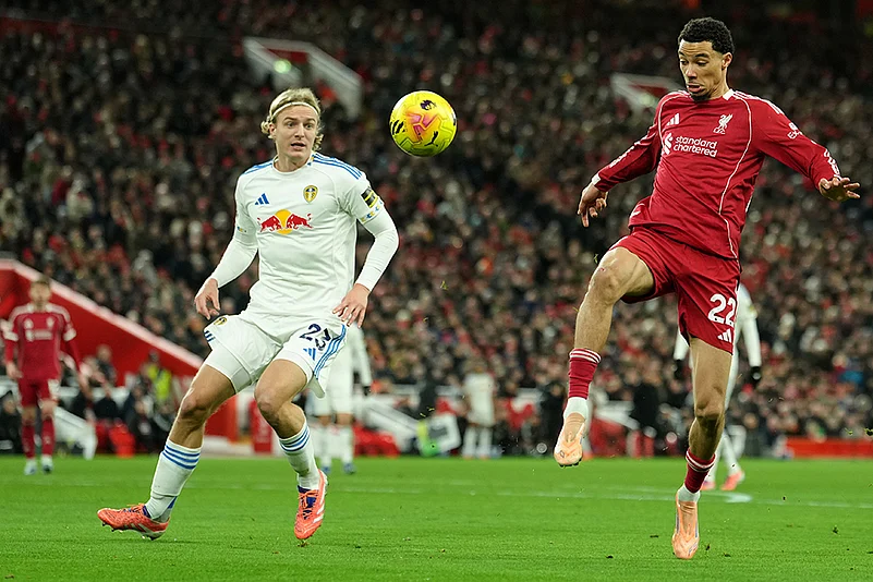 Liverpool vs Leeds United Premier League soccer-Sebastiaan Bornauw
