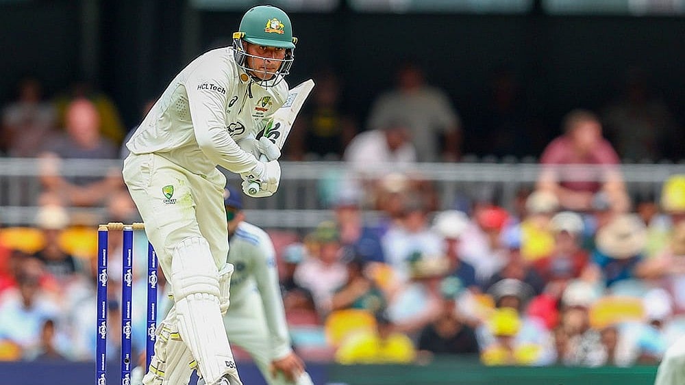 | Photo: AP/Pat Hoelscher : India Vs Australia, 3rd Test Day 1: Australia's Usman Khawaja bats during play