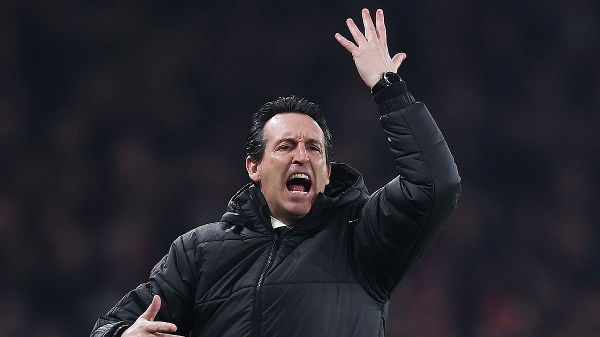 Aston Villa head coach Unai Emery