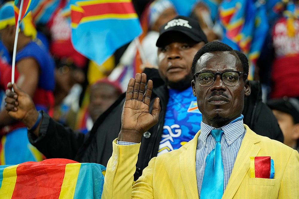 Fans bring life to the Africa Cup of Nations in photos-DR Congo fans