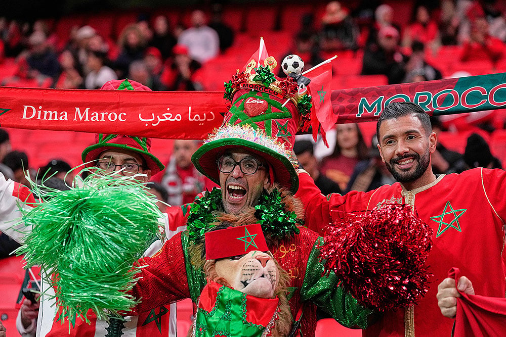 Fans bring life to the Africa Cup of Nations in photos-Morocco fans 