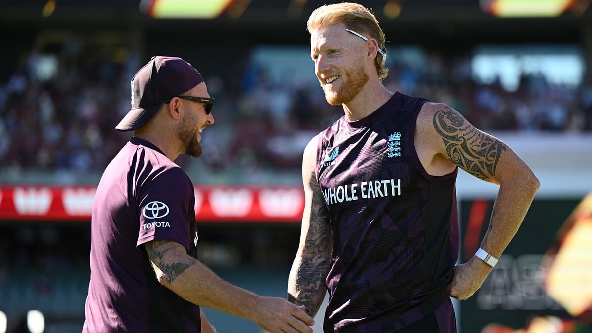 England Test coach Brendon McCullum and captain Ben Stokes