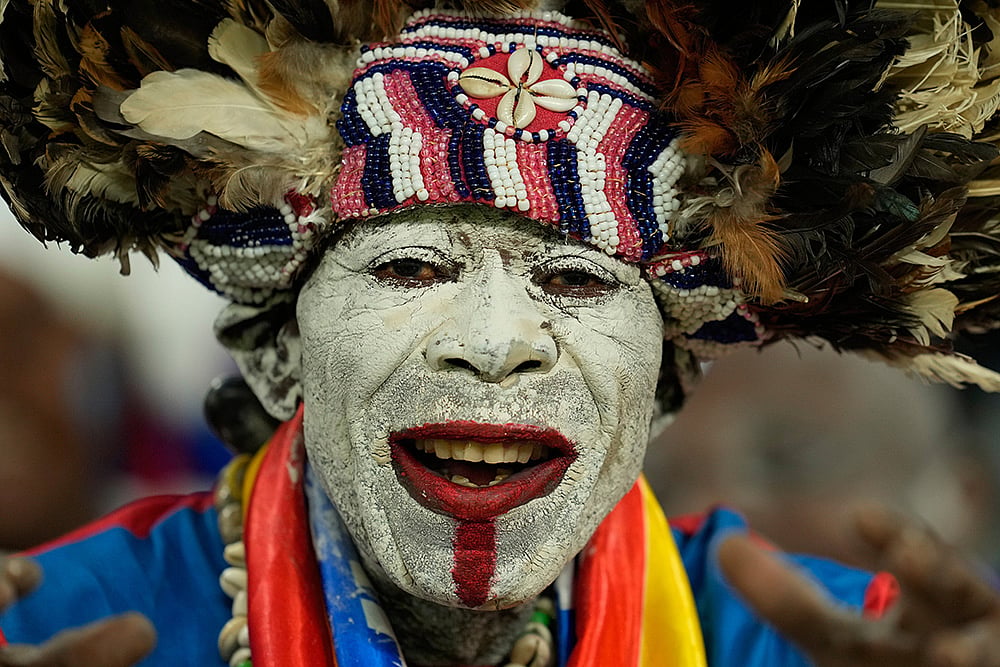 Fans bring life to the Africa Cup of Nations in photos-A DR Congo fan