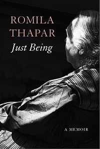 Cover of Romila Thapar's 'Just Being'