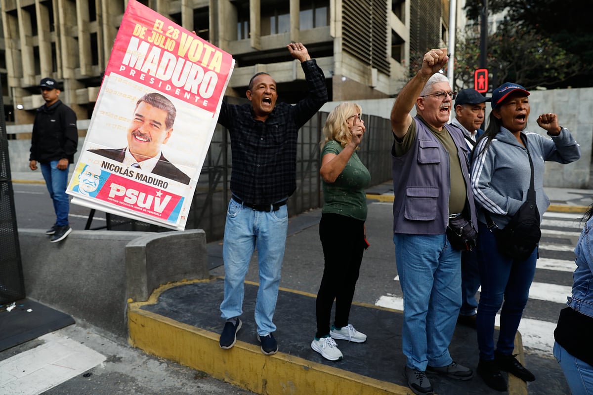 US President Donald Trump said Washington had launched a “large scale strike” against Venezuela and detained its leader in an operation conducted “in conjunction with US law enforcement”. - Cristian Hernandez        
